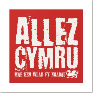 Allez Cymru, Wales in France Posters and Art